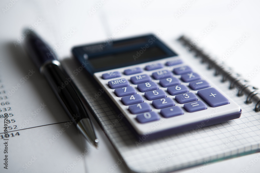 work on the calculator and papers work on the calculator and papers