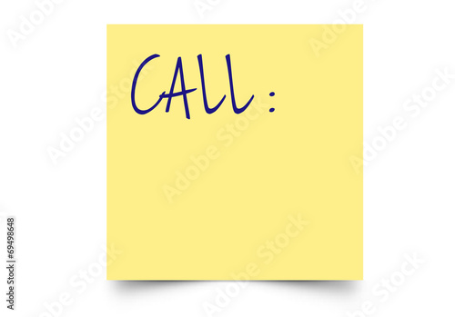 post-it call