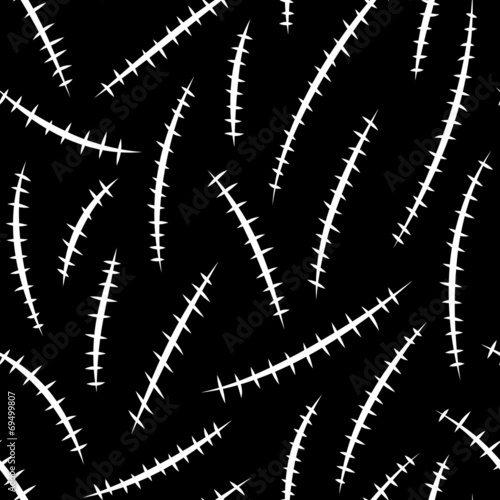 Abstract hand drawn seamless pattern.