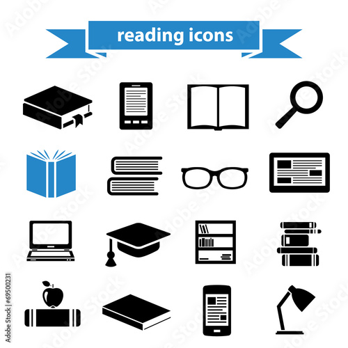 reading icons