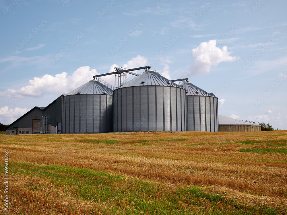Farm grain silo