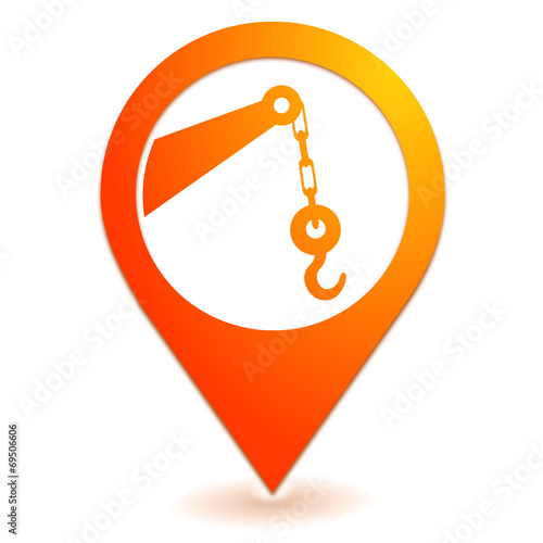 dépannage sur symbole localisation orange