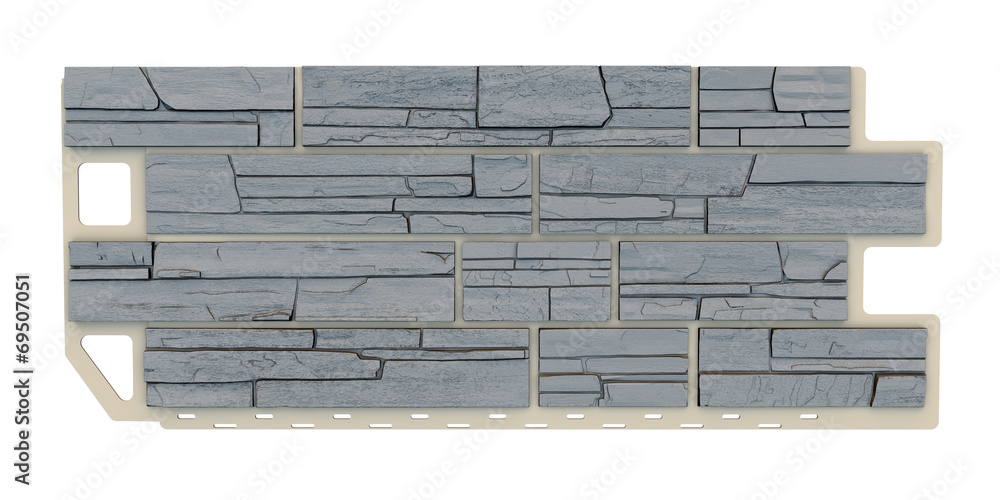 Obraz premium Grey Stone facade panel