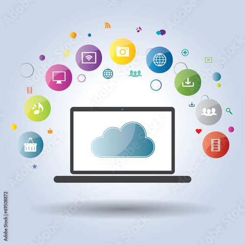 Cloud computing and social medias