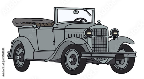 vintage military car