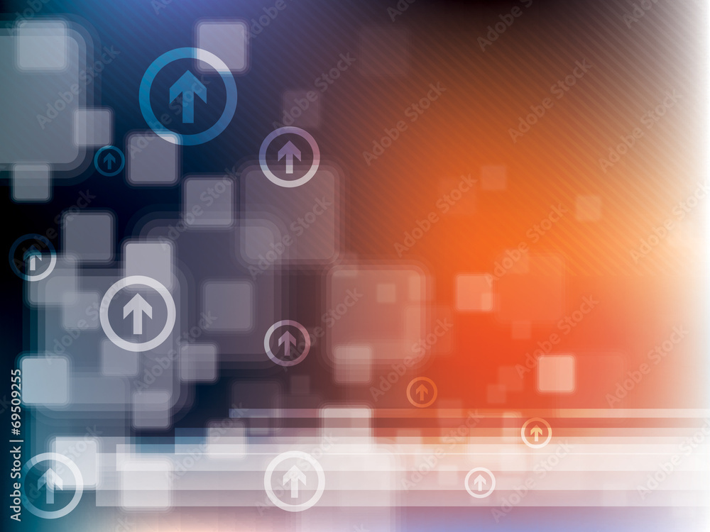 Fototapeta premium Abstract technology background