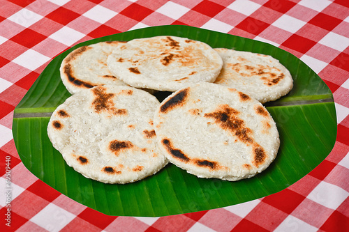 Fotografie Fresh Homemade Sri Lankan Pol Roti