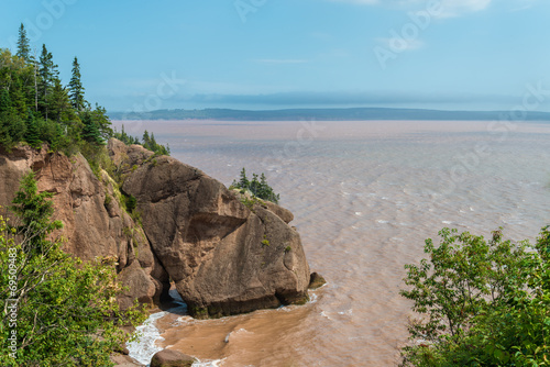 Flower Pot Rock formations at the Hopewell Rocks