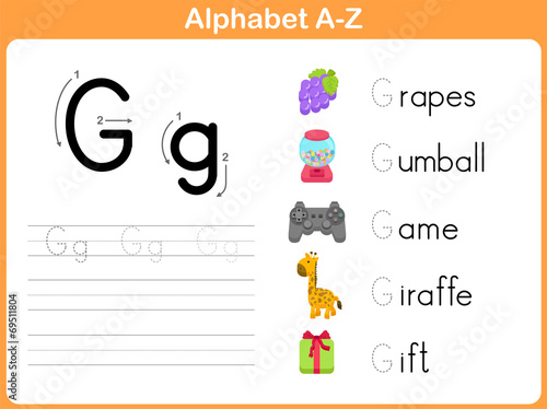 Alphabet Tracing Worksheet: Writing A-Z