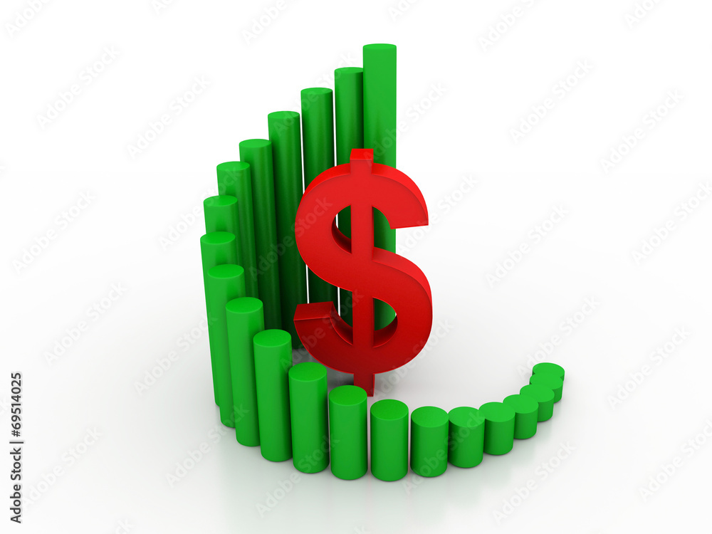 Obraz premium business graph