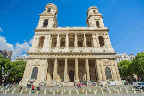 Church of Saint Sulpice in Paris, France