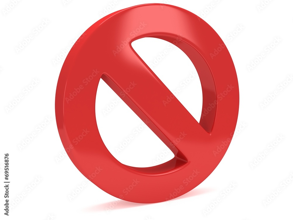 No Sign. Forbidden sign. No Sign. Forbidden sign.