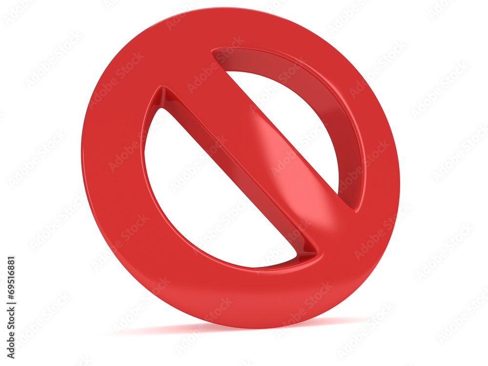 No Sign. Forbidden sign. No Sign. Forbidden sign.