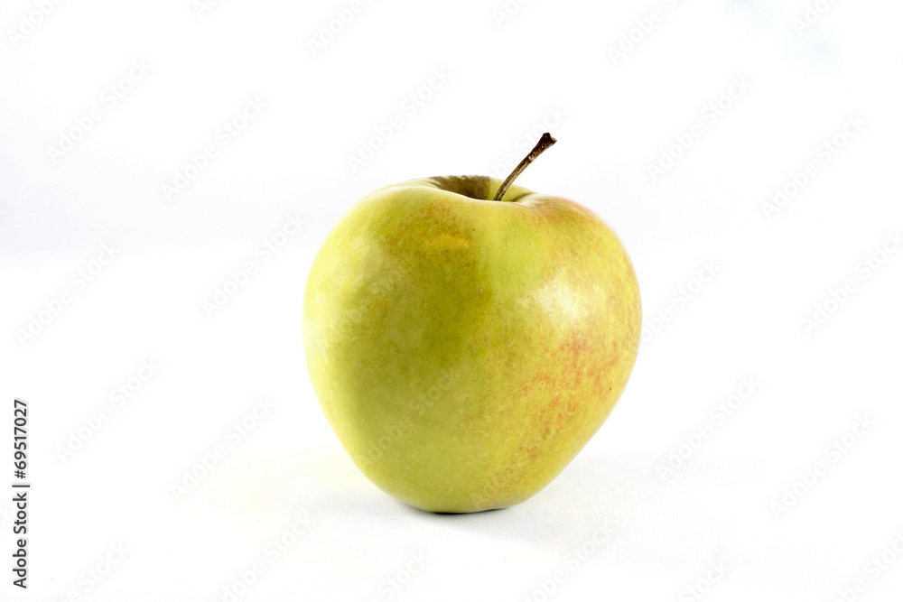 Apple on white Apple on white