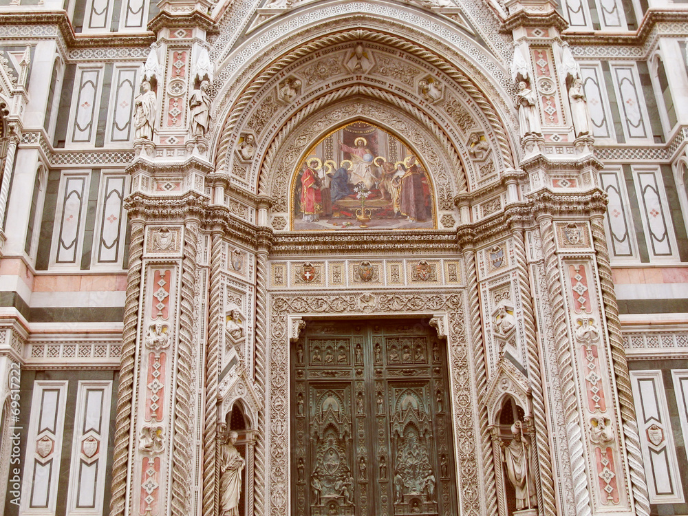 Retro look Florence Cathedral Retro look Florence Cathedral