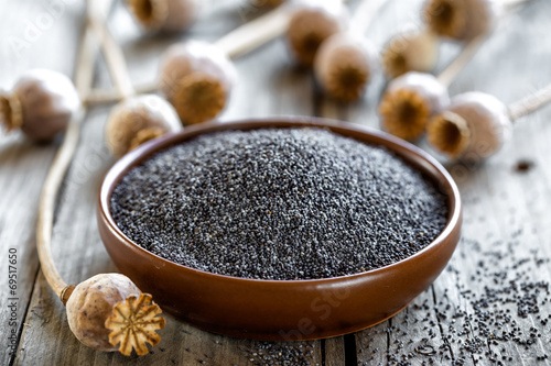 Obraz na plátně Poppy seeds