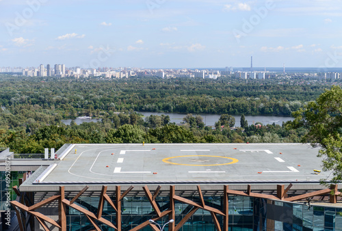 View of the heliport photo