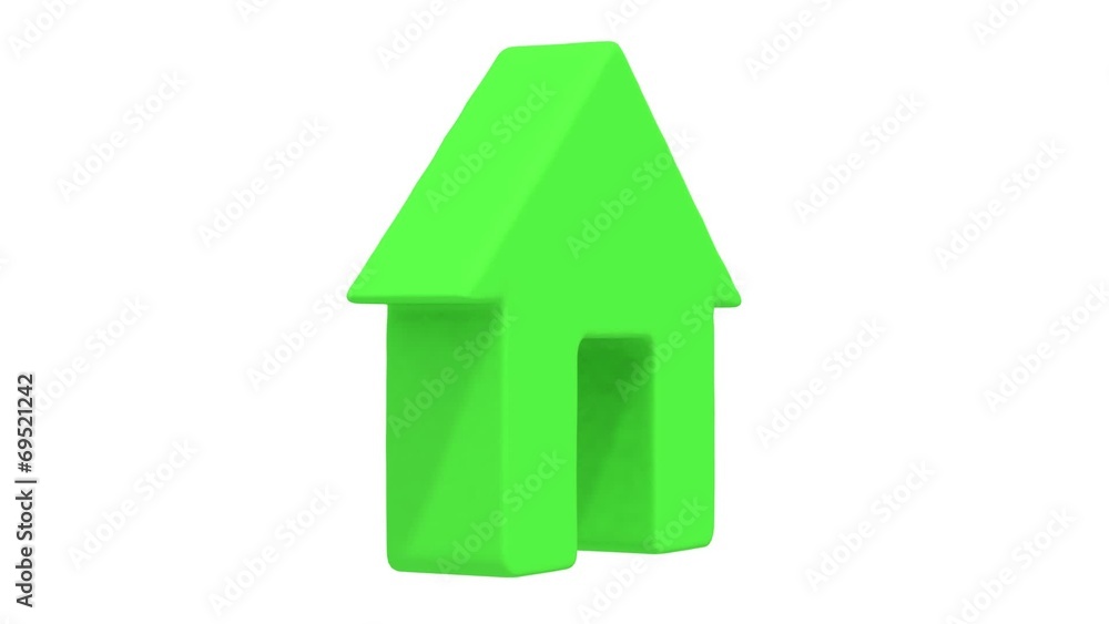 House icon rotate animation. House icon rotate animation.