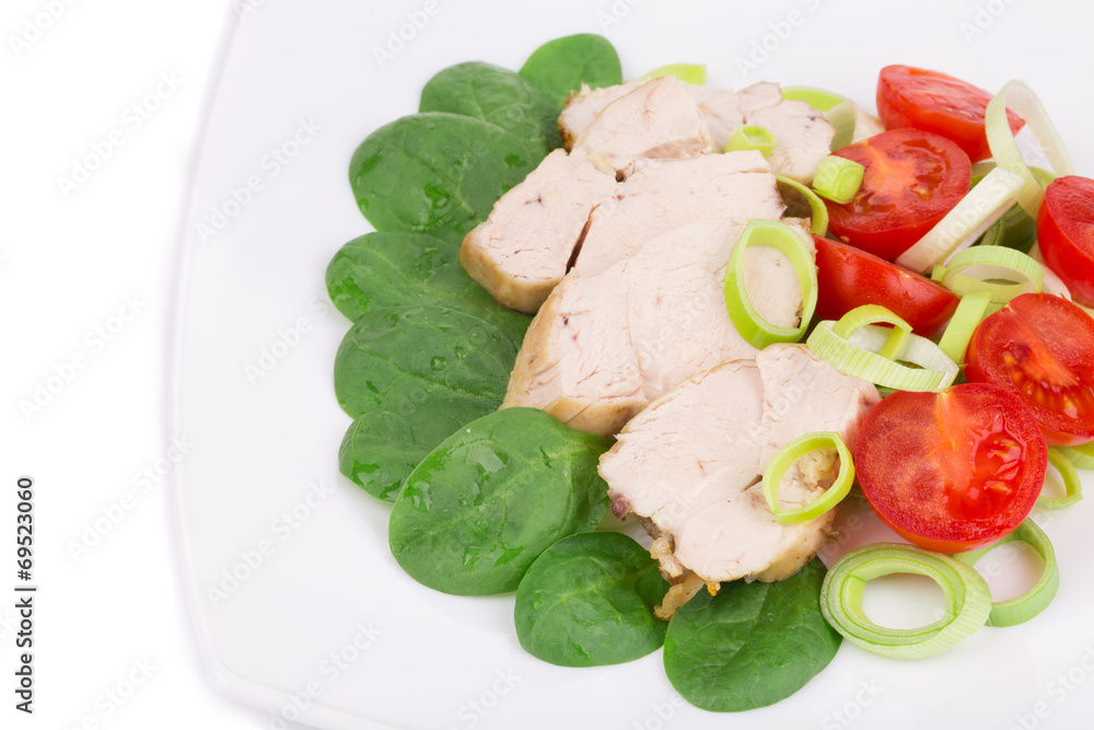 Close up of healthy salad. Close up of healthy salad.