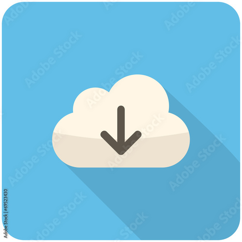 Cloud download icon