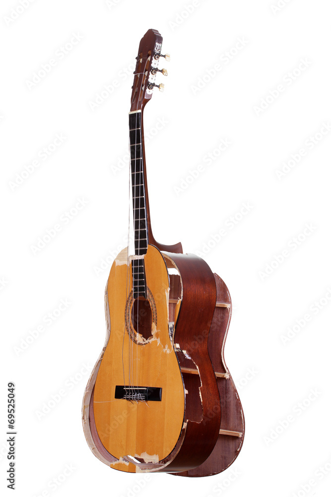 Obraz premium shattered guitar