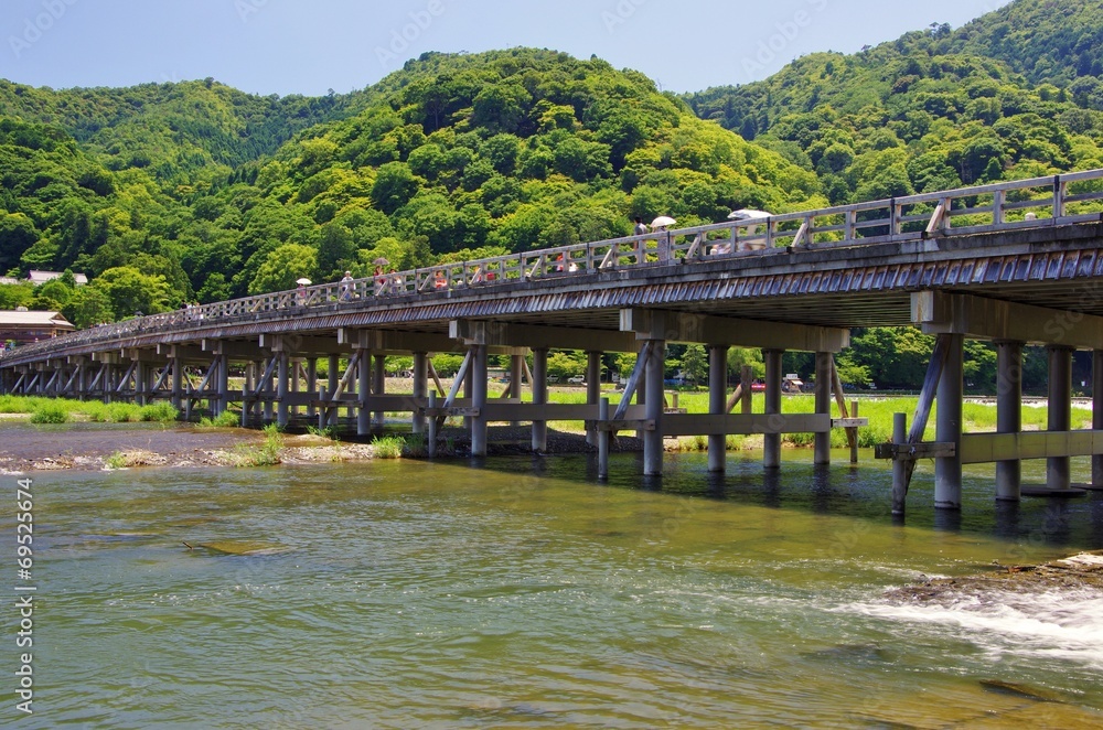 ARASHIYAMA Togetsukyo bridge 京都嵐山渡月橋