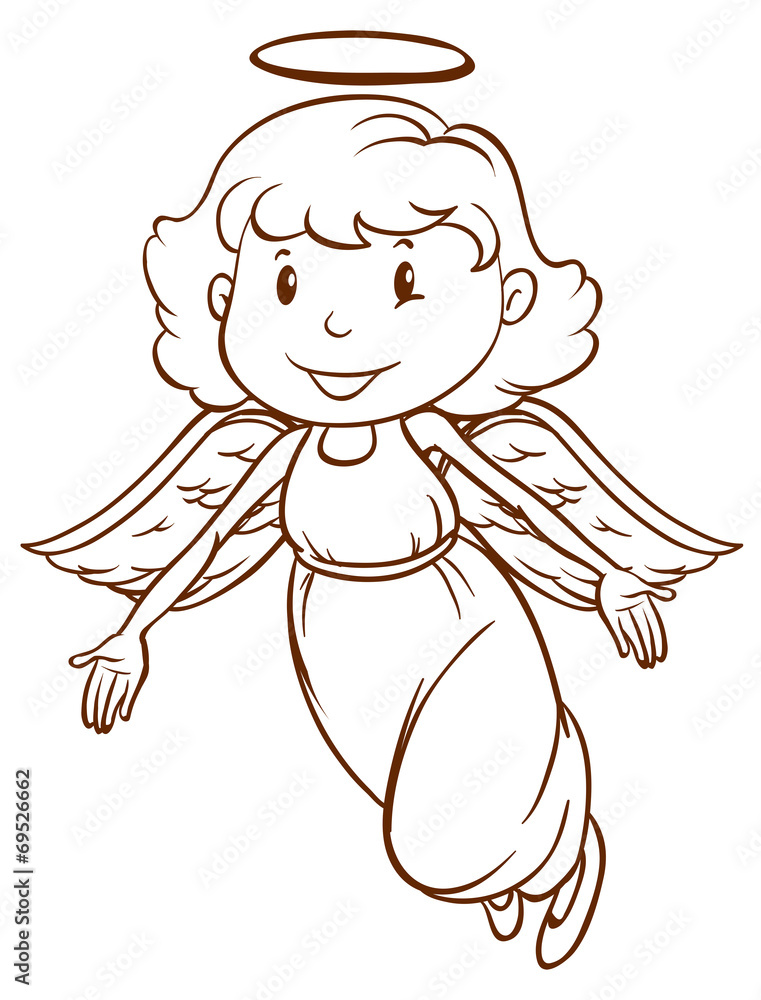 Fototapeta premium A smiling angel