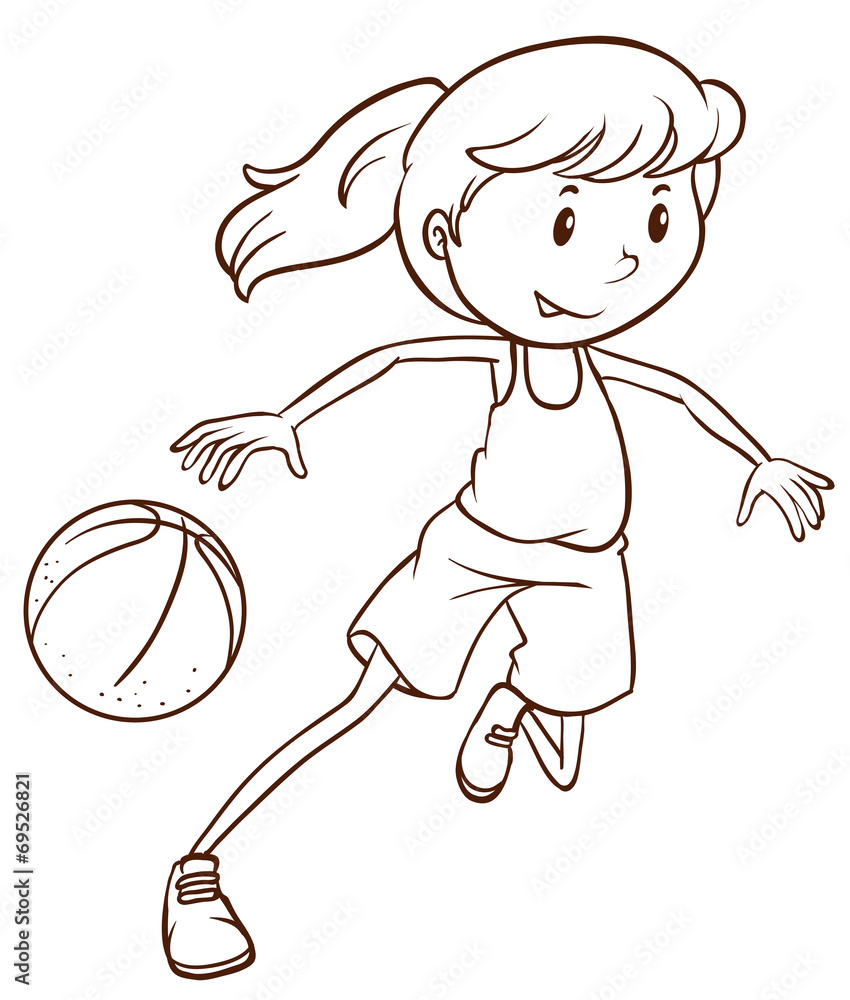 How to draw a basketball player dunking  Step by step Drawing tutorials