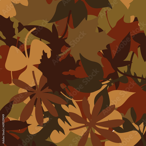 Herbst Blätter Hintergrund Vektor