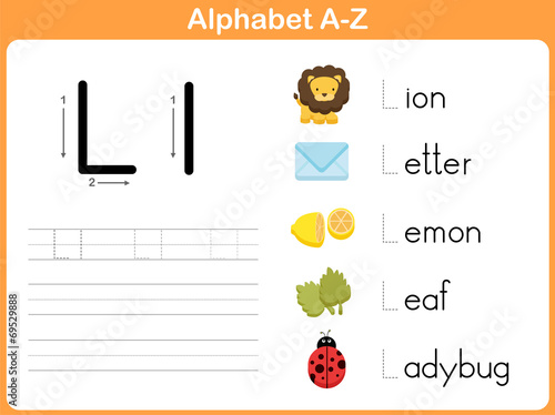 Alphabet Tracing Worksheet: Writing A-Z