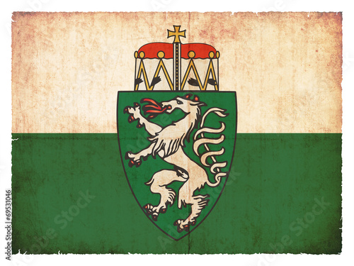 Grunge-Flagge Steiermark (Österreich)