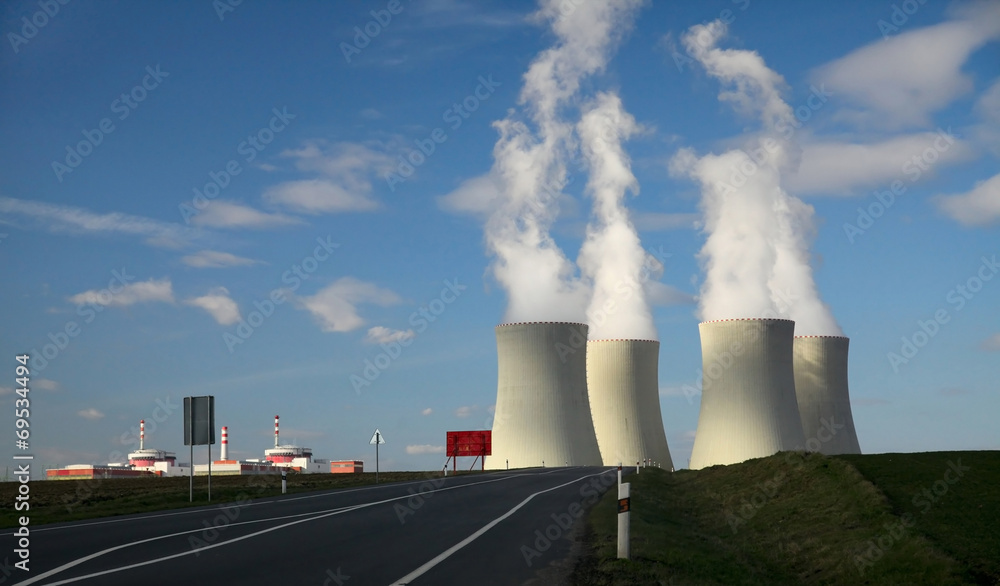 Nuclear power plant Temelin in Czech Republic Europe Nuclear power plant Temelin in Czech Republic Europe