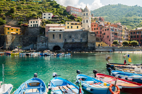 Obraz na płótnie The Magical Lands of Cinque Terre w salonie