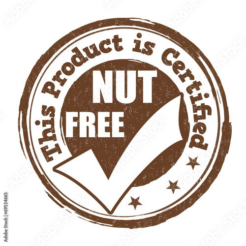 Nut free stamp