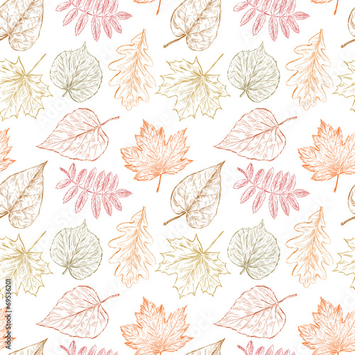 falling leaves pattern