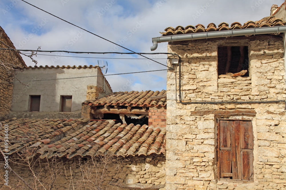 Todolella village, Maestrazgo,Teruel, Aragon, Spain