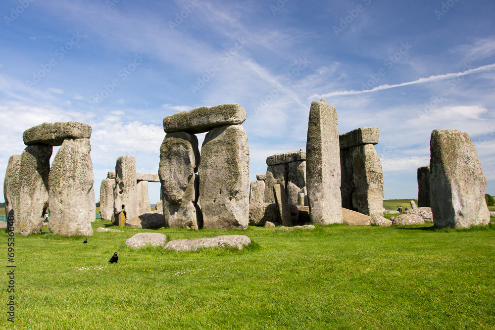 Naklejka premium Stonehenge, Wiltshire, Großbritannien