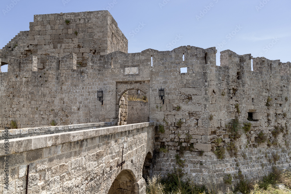 Fortress wall Rhodes