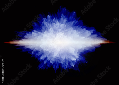 blue explosion photo