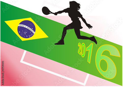 Sportfest 2016 in Rio de Janeiro - Brasilien - Tennis