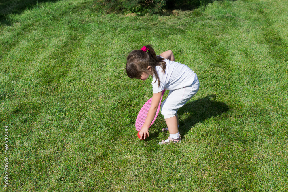 child playing in the park child playing in the park