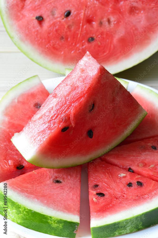Ripe watermelon. Ripe watermelon.