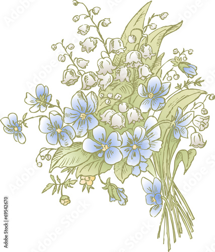 Fototapeta Naklejka Na Ścianę i Meble -  little bouquet