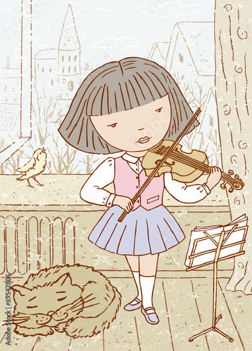 Little violinist