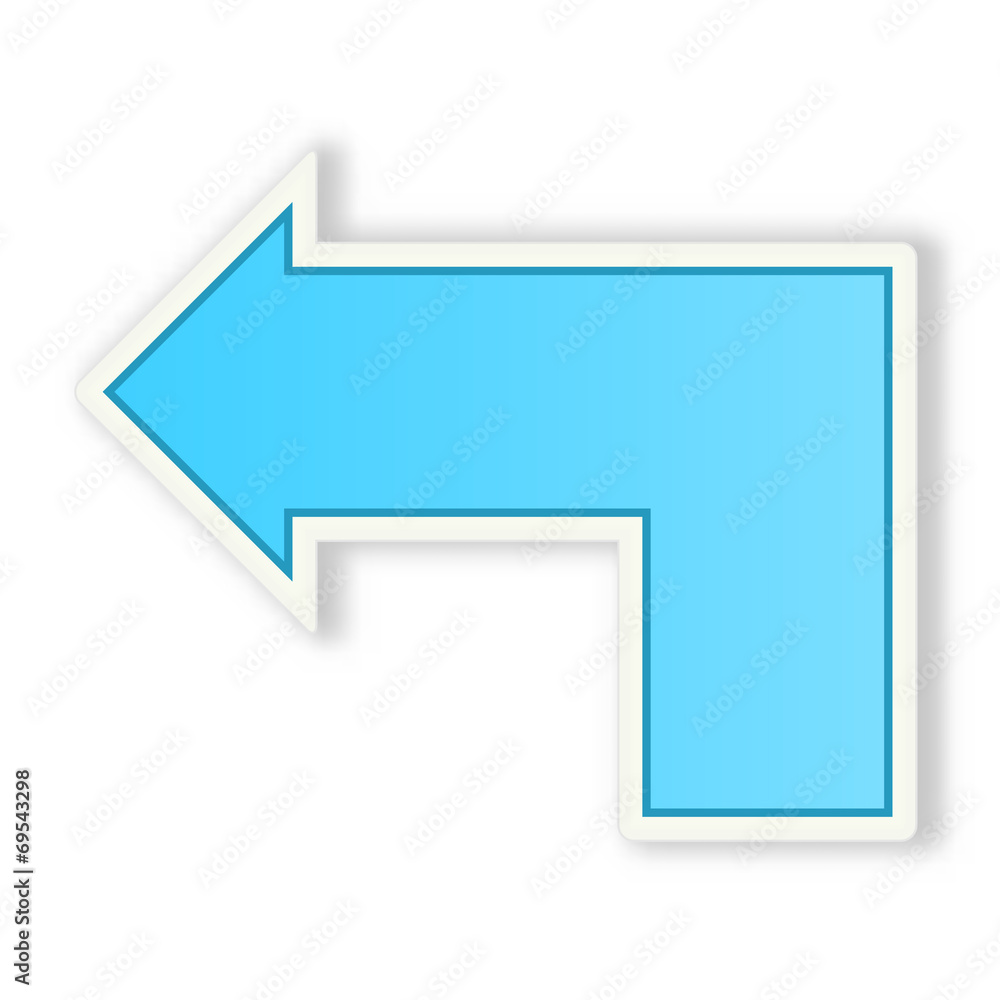 glossy arrow glossy arrow