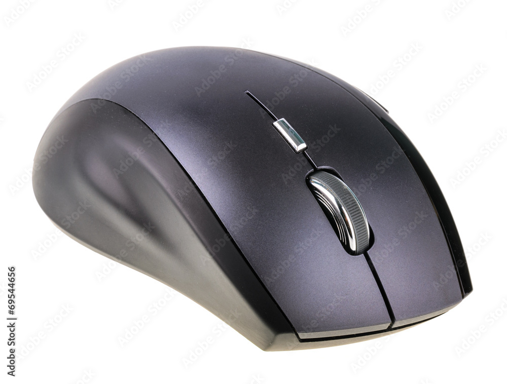 Wireless computer mouse isolated on white background Wireless computer mouse isolated on white background