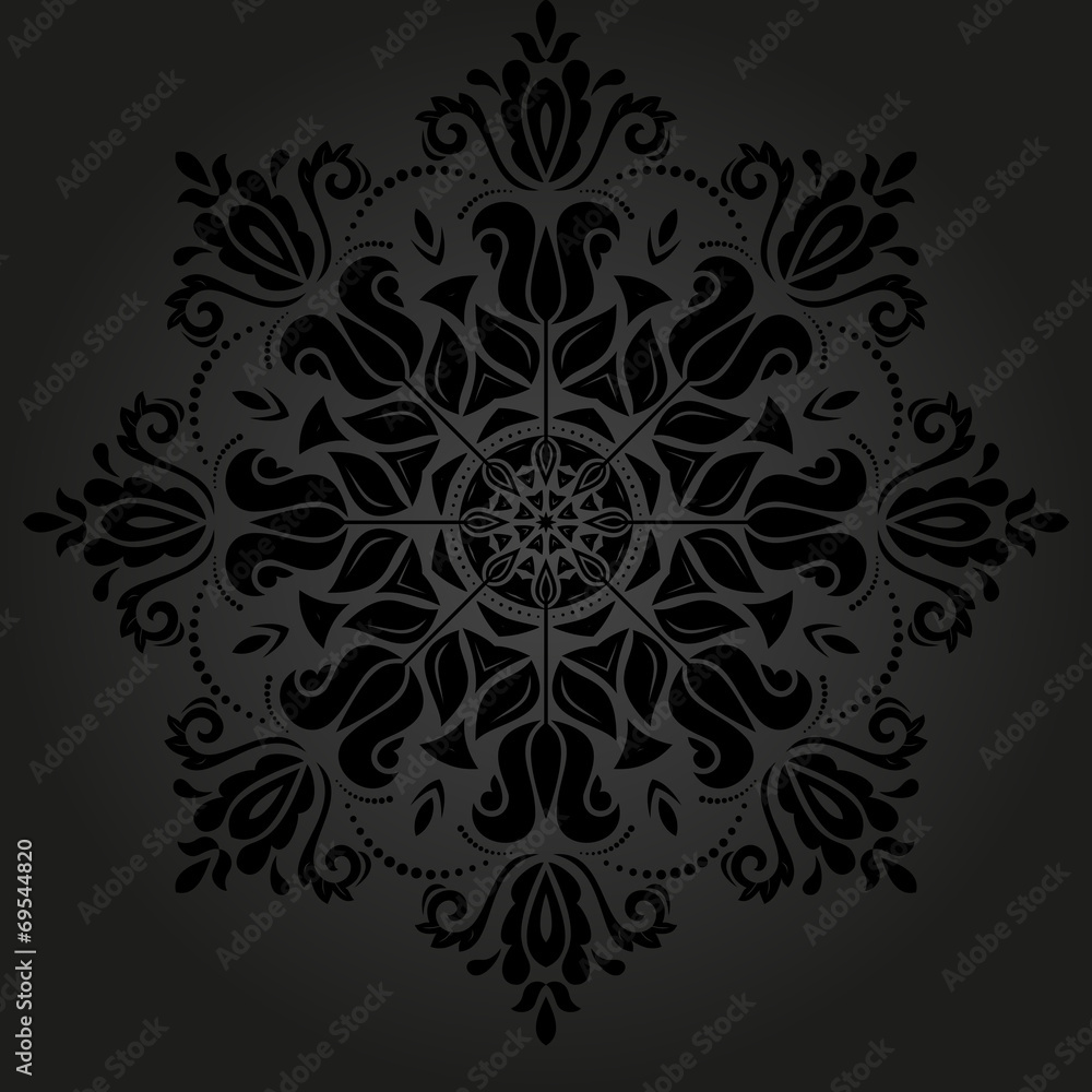 Orient Vector Pattern. Abstract Background