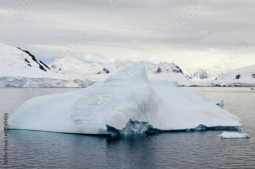 Antarctica - Iceberg And Landscape