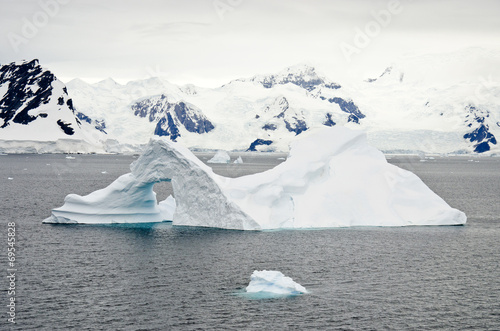 Antarctica - Non-Tabular Iceberg - Pinnacle Shaped Iceberg
