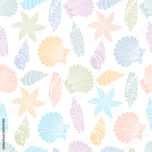 pattern of the seashells
